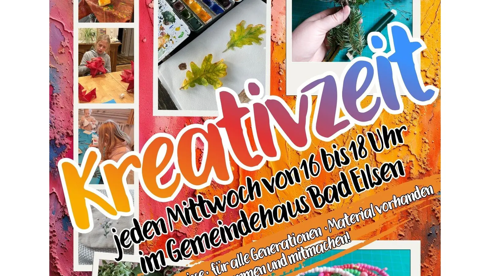 Kreativzeit bringt Menschen aller Generationen zusammen. (Foto: privat)