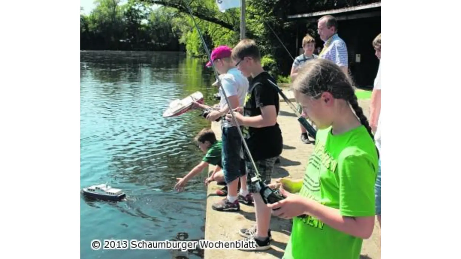 Die Nachwuchskapitäne übernehmen das Steuerrad (Foto: wtz)