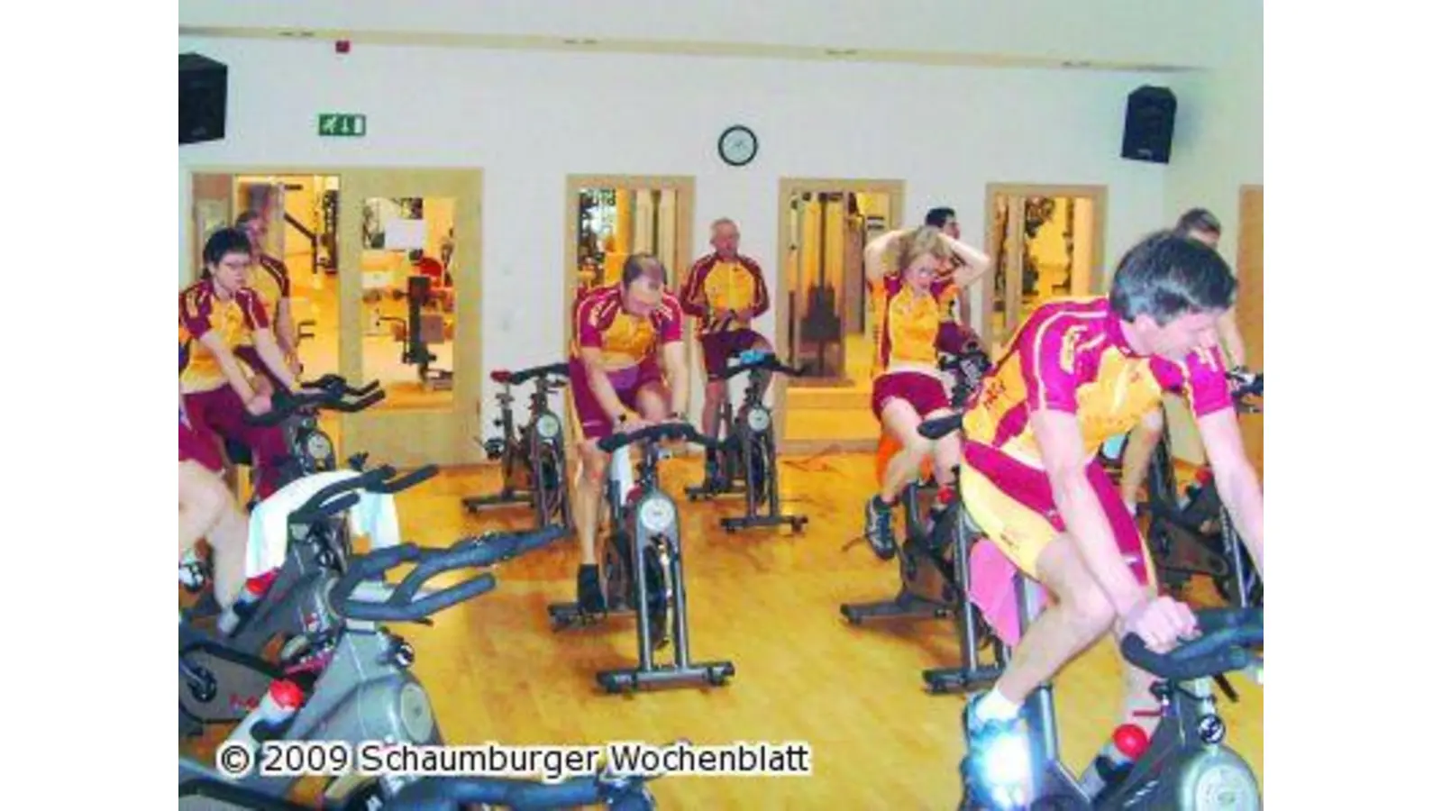 Radsportler beim Leistungstest (Foto: mk)