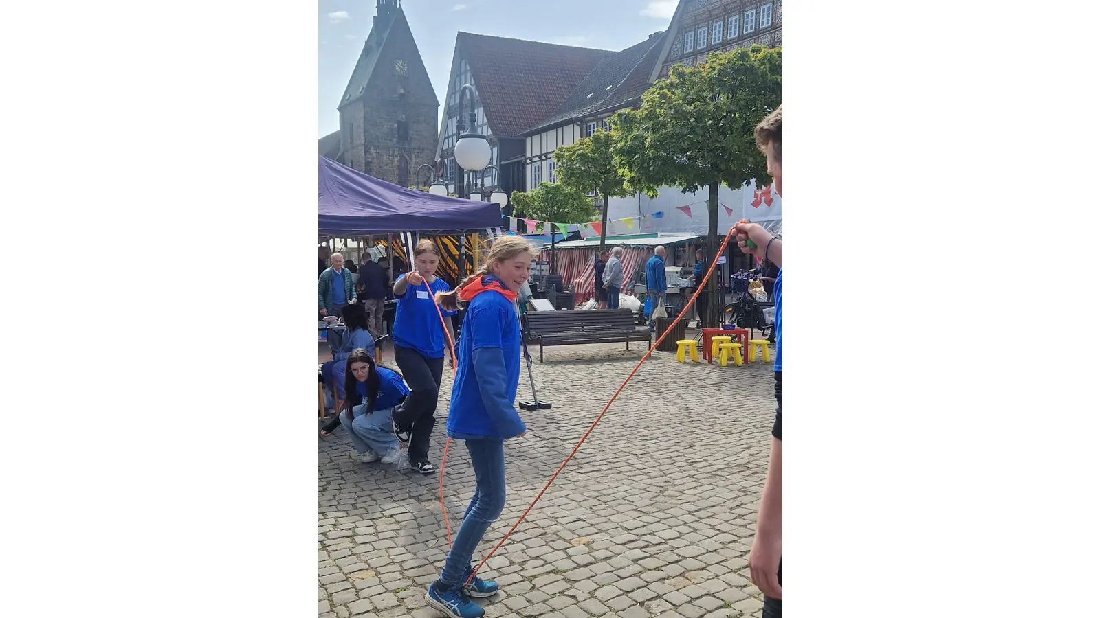 „Spiel und Spaß am Wochenmarktbrunnen” soll der ganzen Familie Freude machen. (Foto: privat)