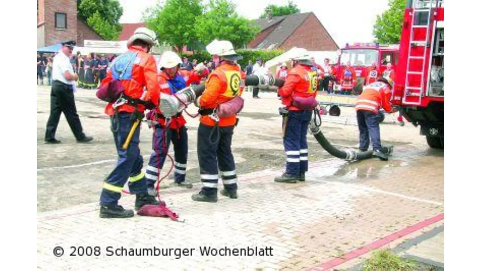 Sieger im Feuerwehr-Wettbewerb sind Rodenberg II und Möllenbeck I (Foto: gi)