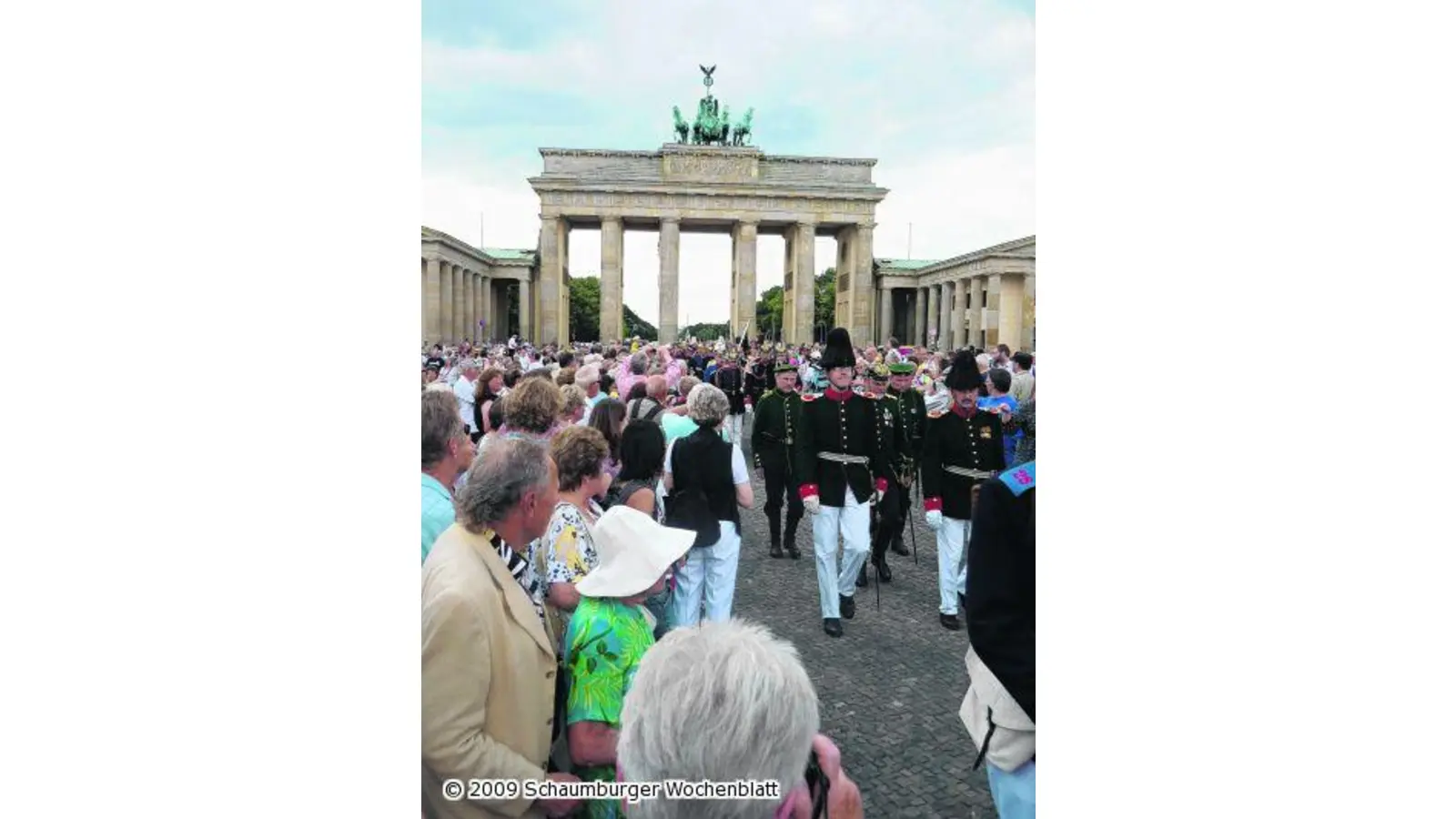 Die Bückeburger Jäger bei Historiale in Berlin (Foto: red)