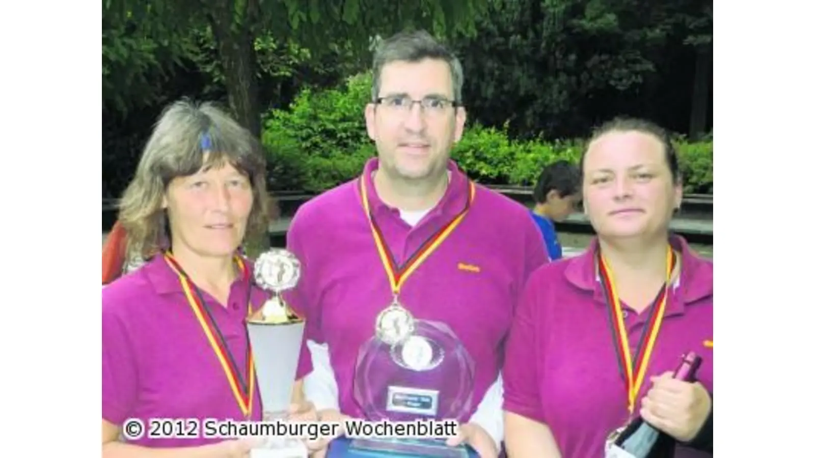 Frauen zeigen das richtige Gefühl an der Kugel (Foto: ro)