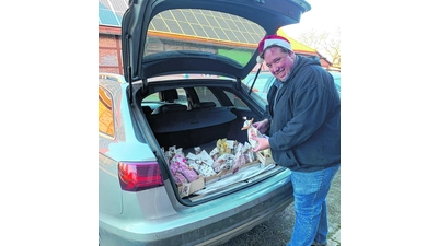 Geschenke für die Senioren in Obernwöhren (Foto: bb)