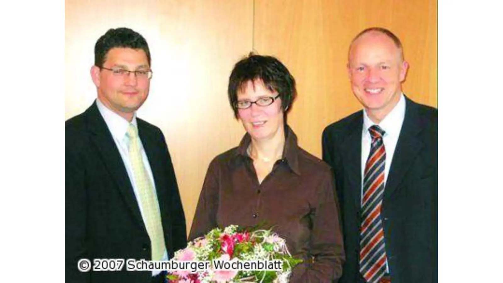 Ilona Mensching feiert Jubiläum bei der Sparkasse Schaumburg (Foto: hb)