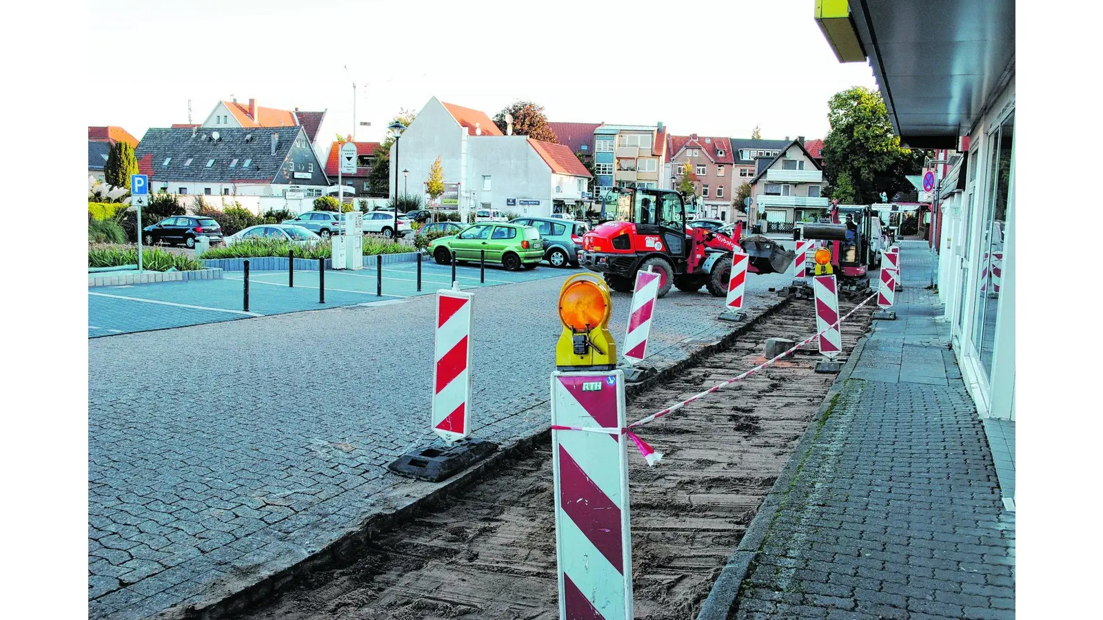 Ende des schmalen Bürgersteigs (Foto: red)