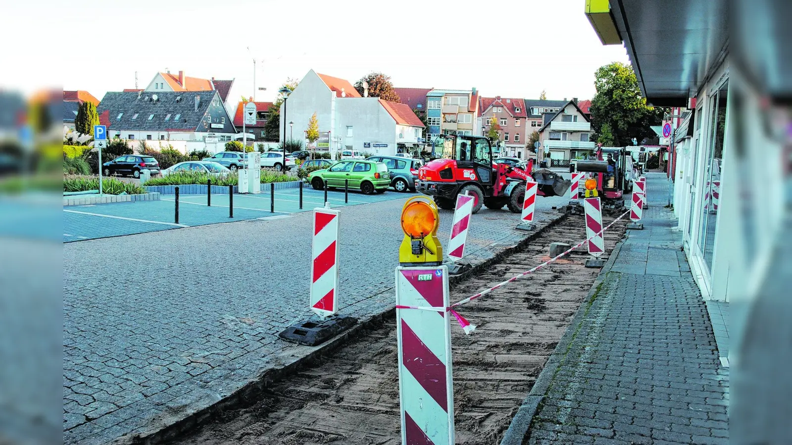 Ende des schmalen Bürgersteigs (Foto: red)