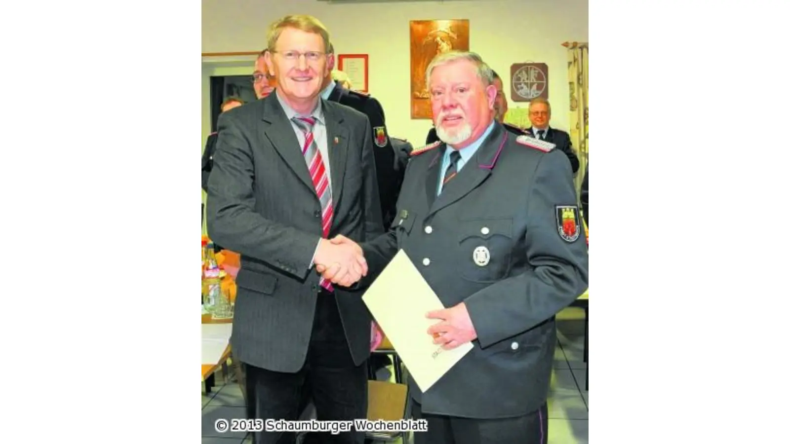 Günther Stahlhut ist Ehrenortsbrandmeister (Foto: wtz)