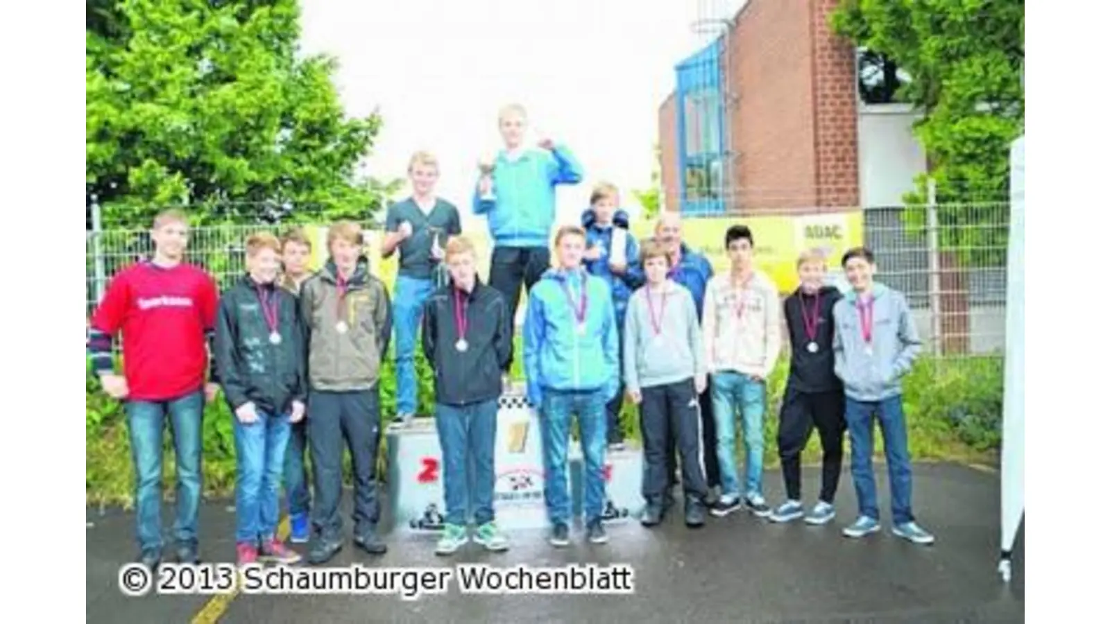 Rasanter Spaß hinter dem Steuer der Karts (Foto: wa)