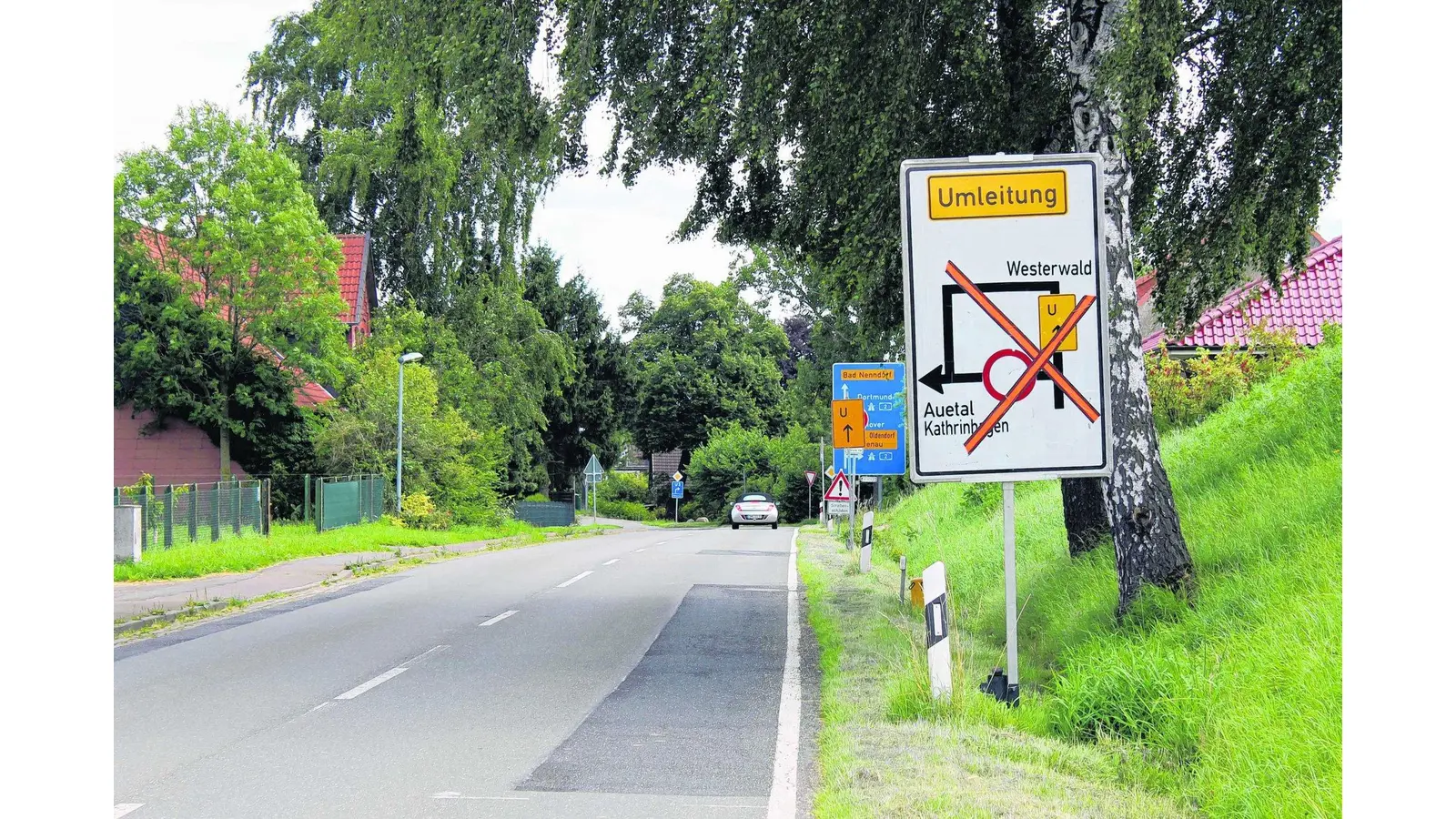 Kreisstraße 67 im Bereich Rehren wird ausgebaut (Foto: us)