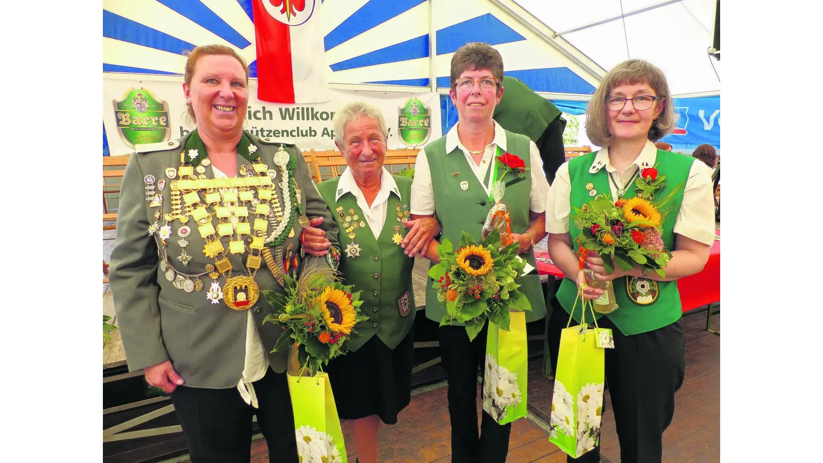 Den Rekordschuss besorgt Karin Groß (Foto: al)