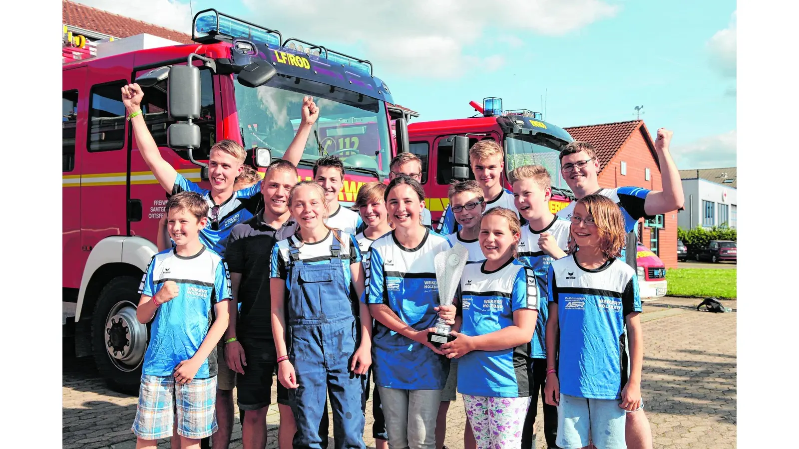 Rodenberg holt sich die Bronzemedaille bei den Landesmeisterschaften der Jugendfeuerwehr (Foto: jb)