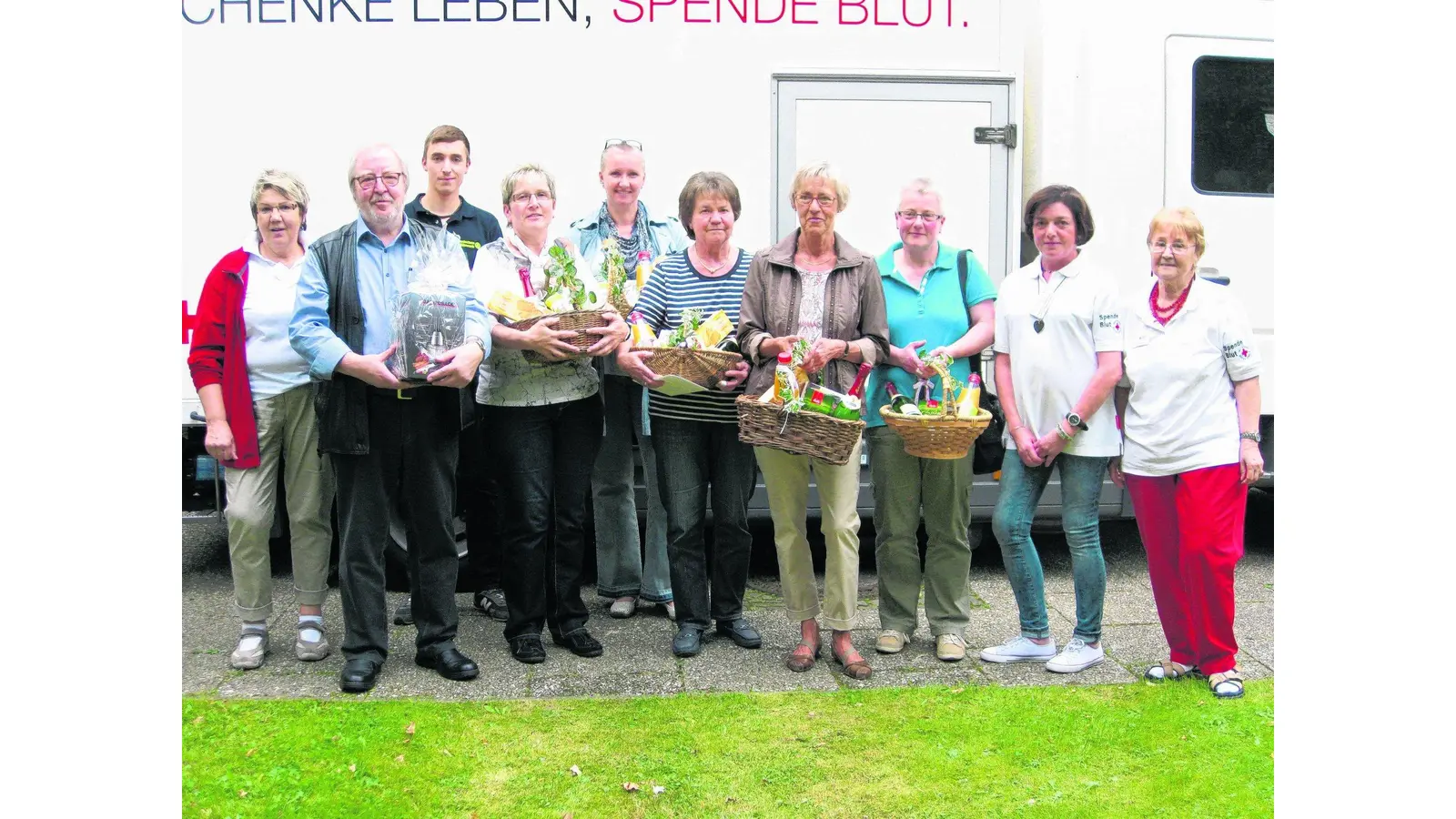Ehemalige Doppelspitze kommt zum Blutspenden (Foto: ste)