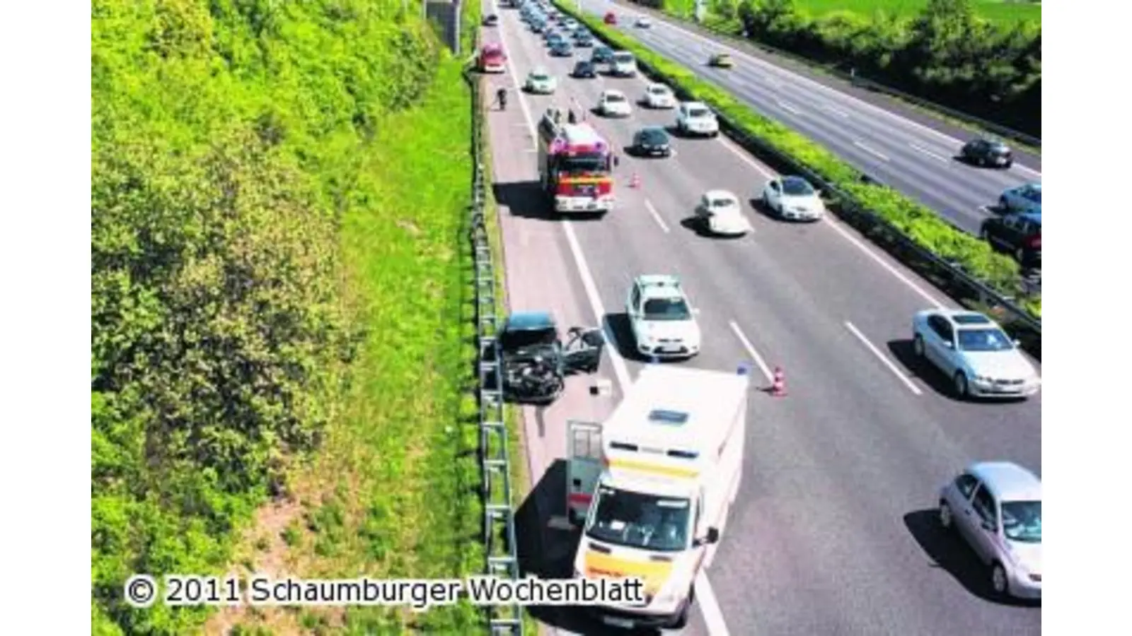 Rettungshubschrauber landet auf A2 (Foto: tt)