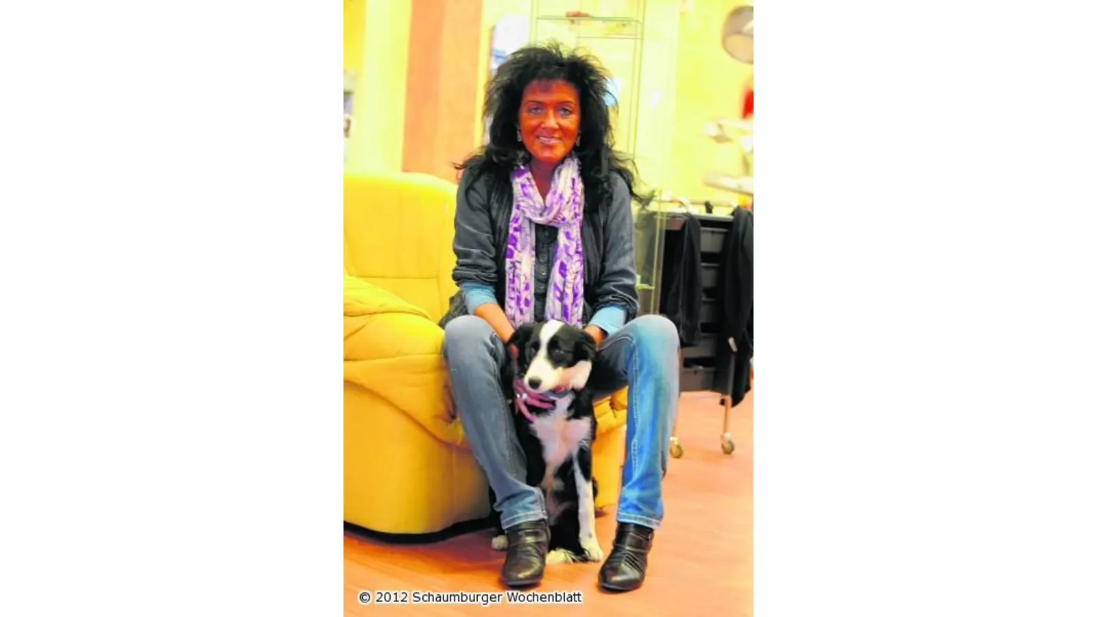 Angelikas Haarstudio ist täglich für die Kunden da (Foto: wa)