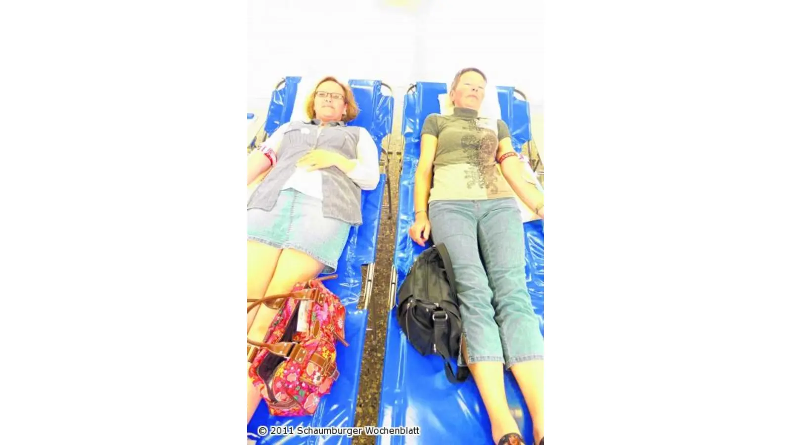 Während der Spende ist Wohlfühlen angesagt (Foto: red)