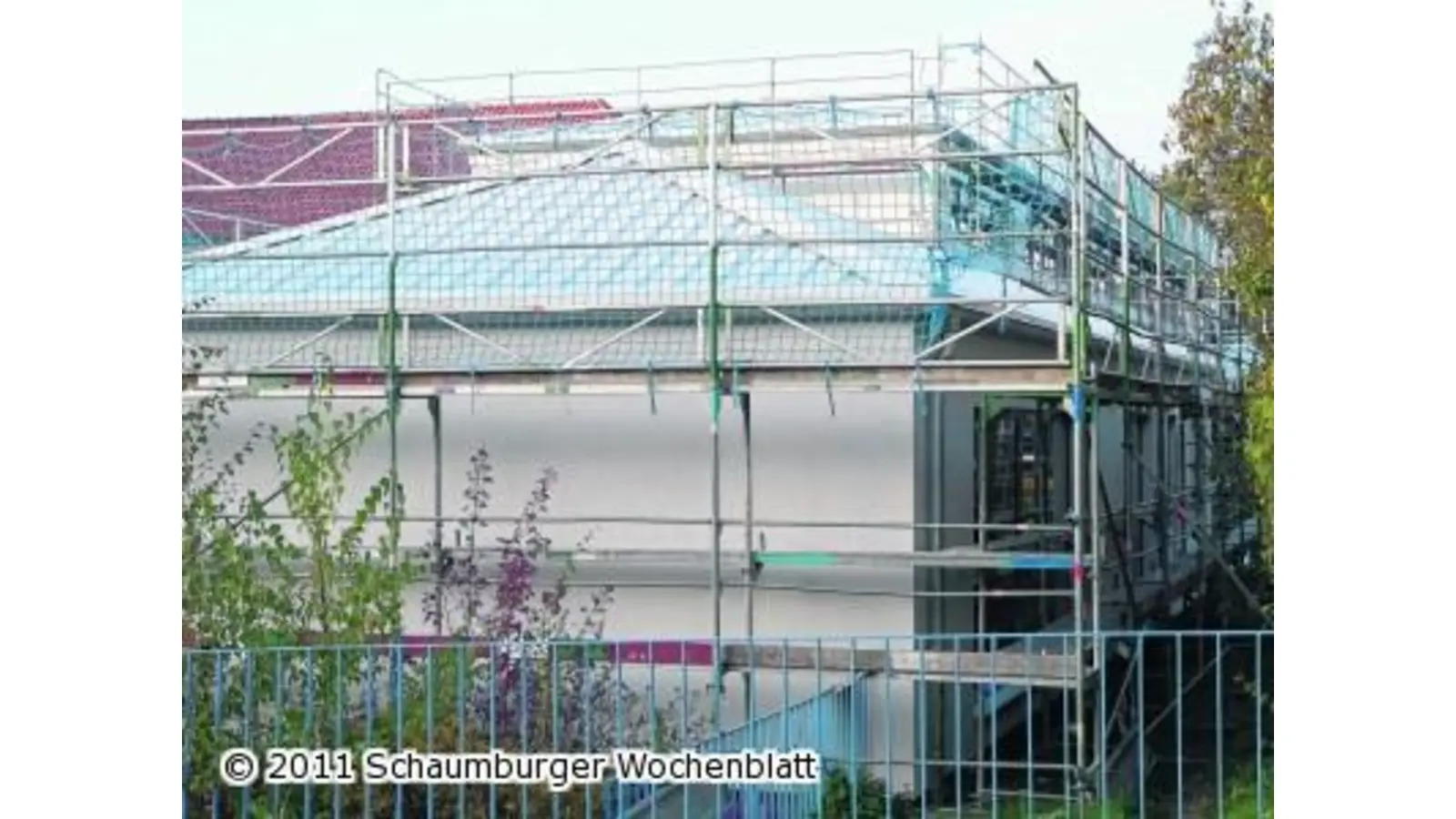 Endlich ist das Gerüst abmontiert (Foto: al)