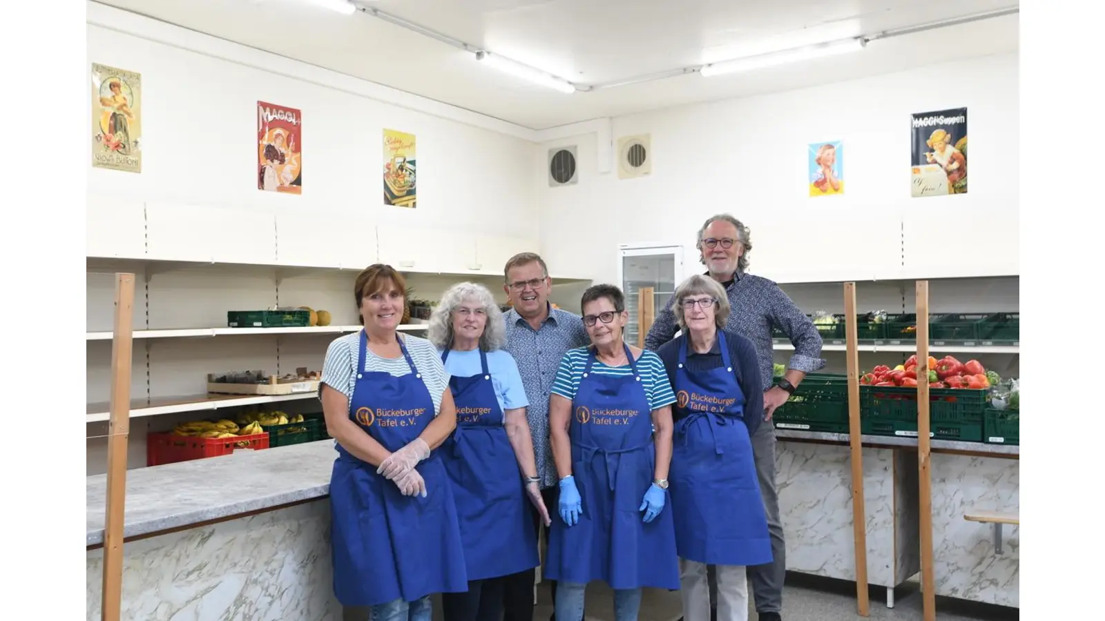 Tafel-Helfer in Bückeburg. (Foto: nd)