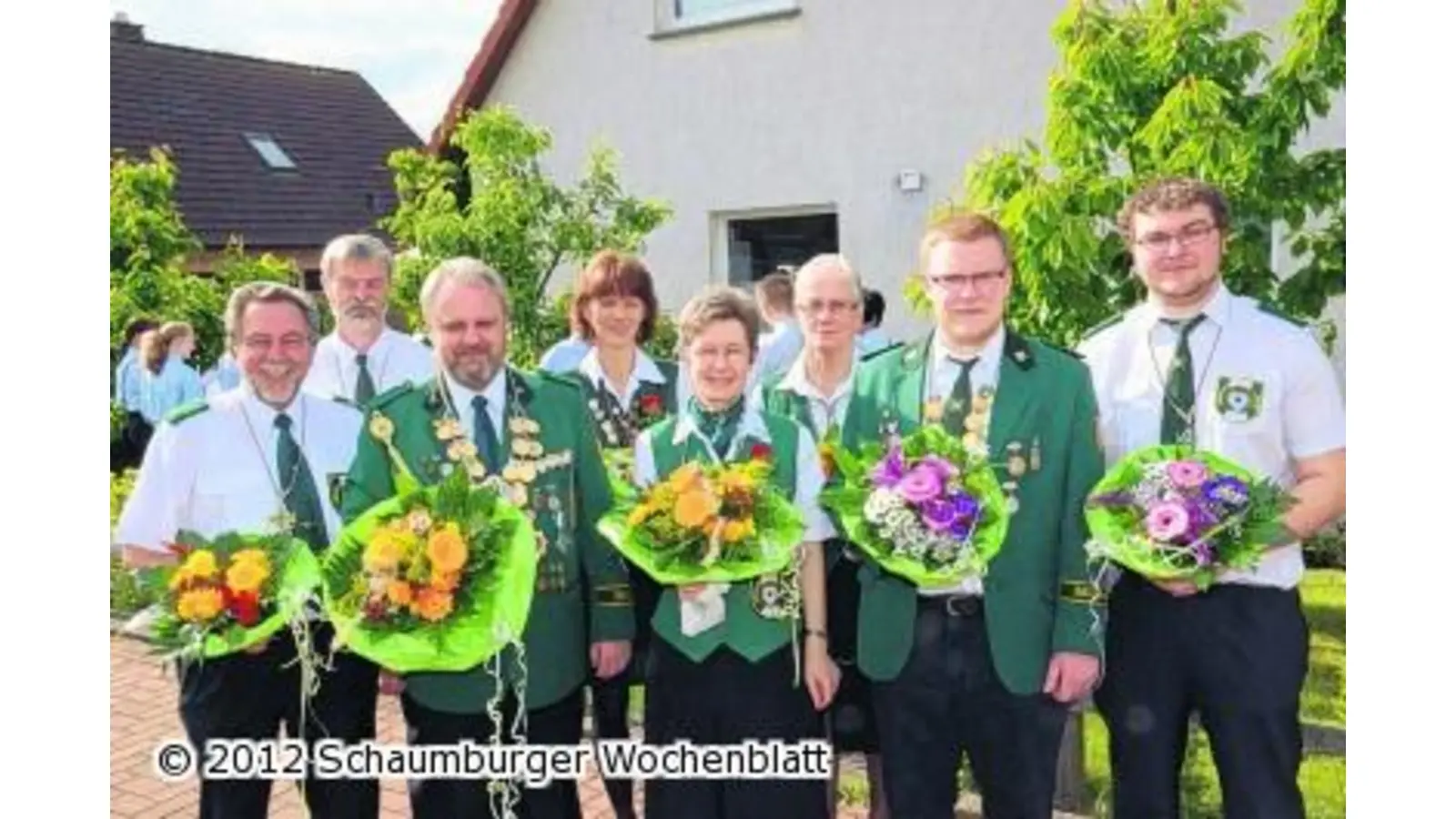 Gleich drei Melchers sitzen auf dem Königsthron (Foto: bt)