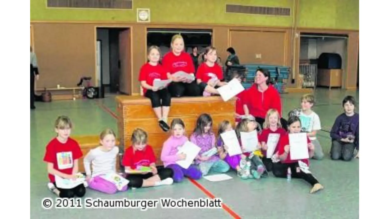 Turnkinder schweben über den Balken und hüpfen über Kästen (Foto: tt)