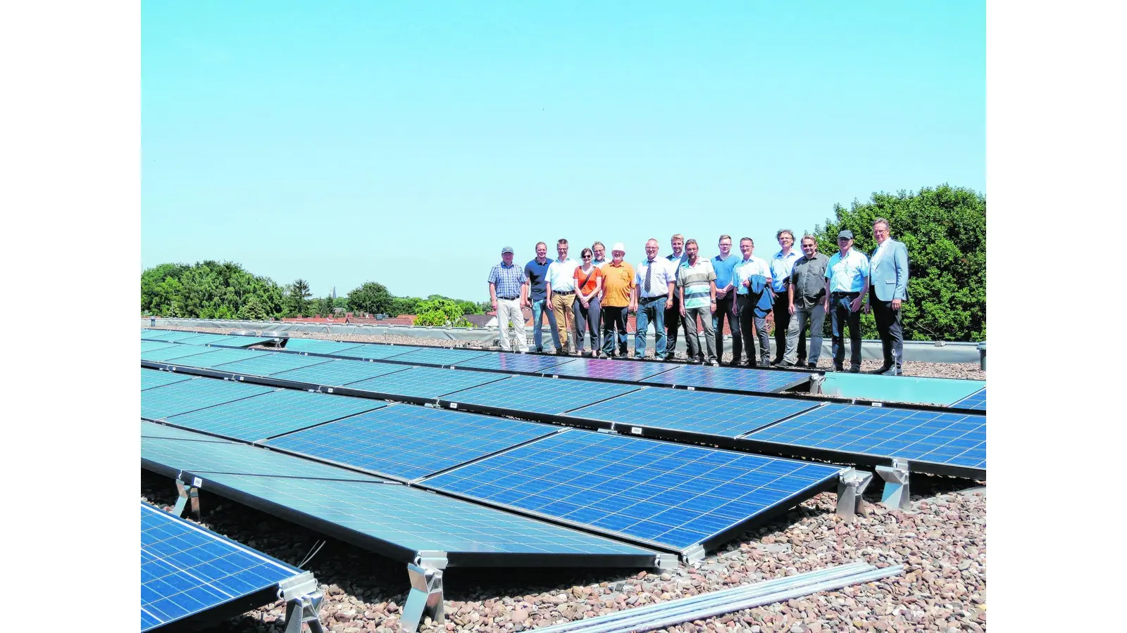 Solarstrom für die Berufsschule (Foto: mk)