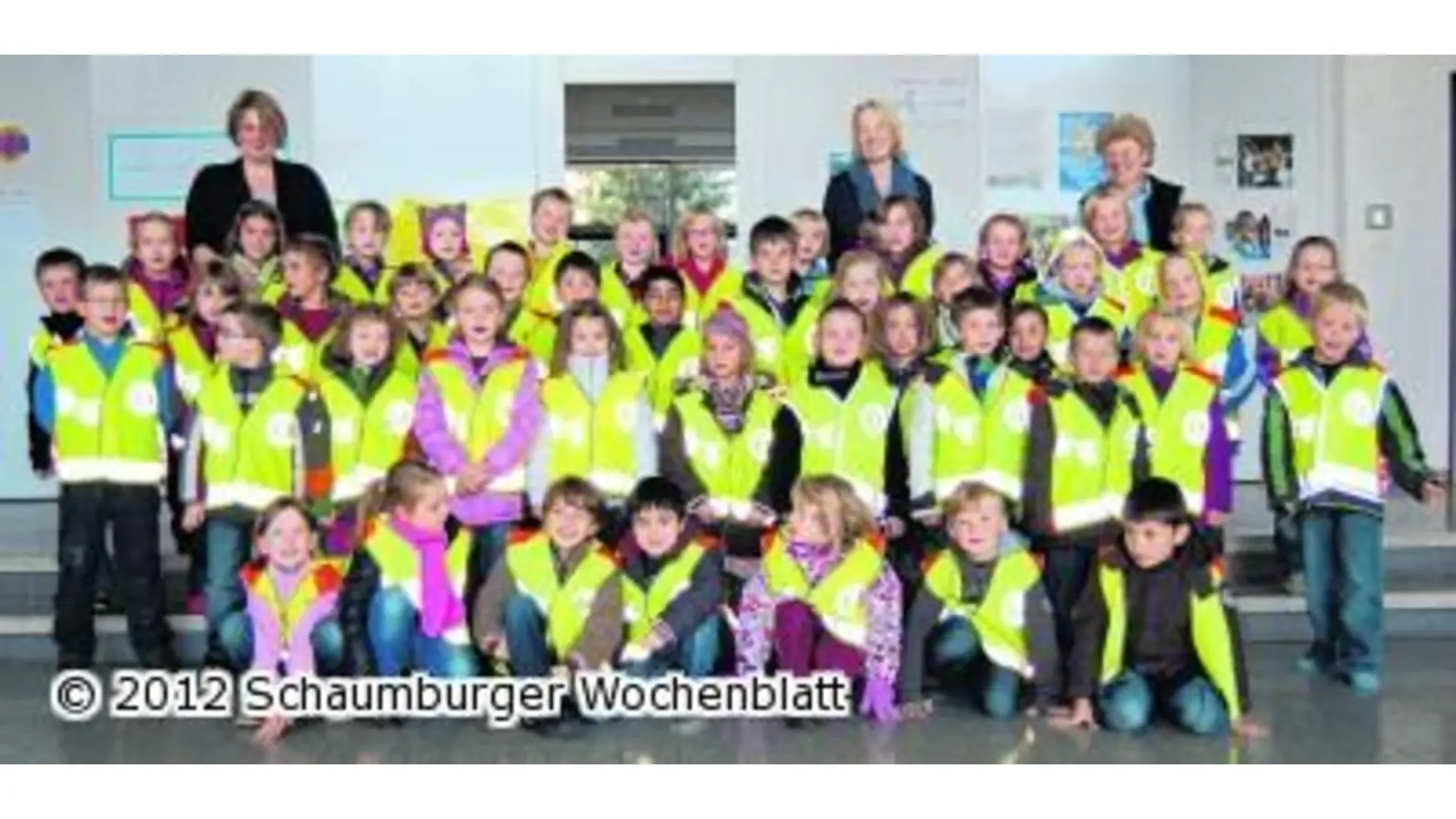 Sicherheitswesten für Erstklässler (Foto: red)