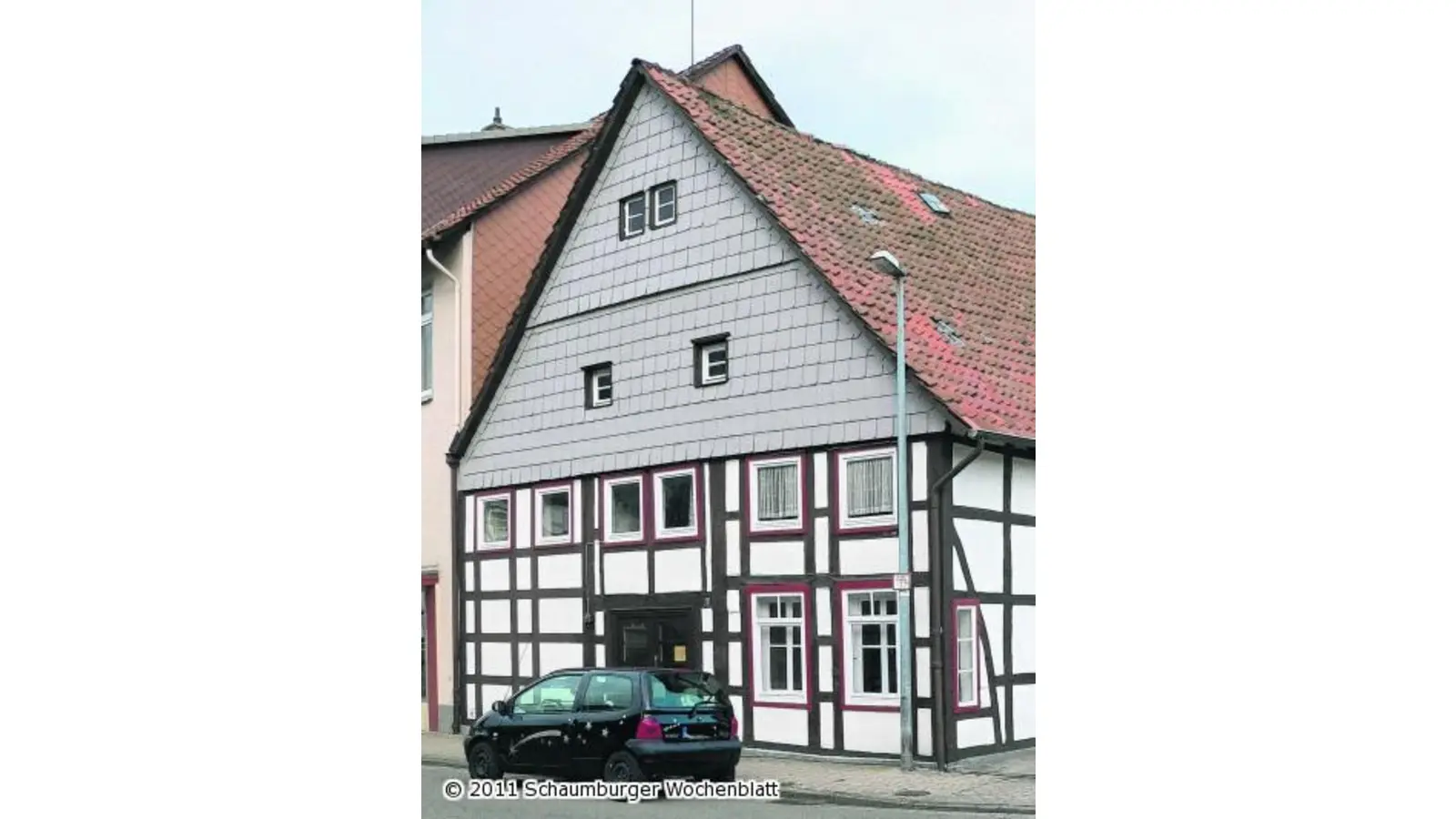 Das Fachwerkhaus muss weichen (Foto: al)