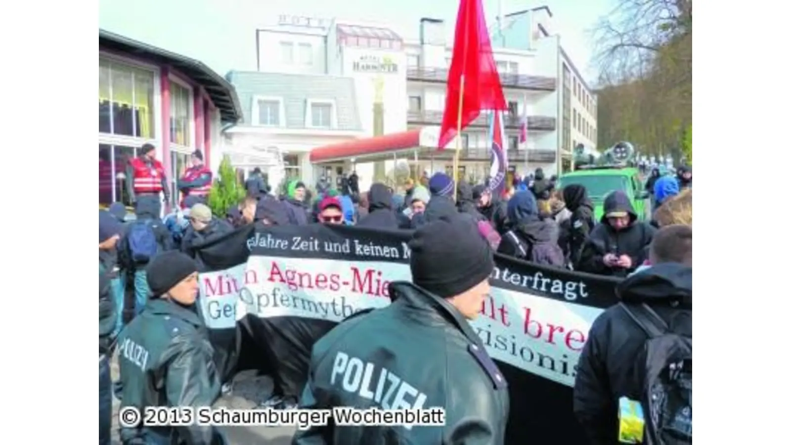 Demo gegen Agnes-Miegel-Kult (Foto: red)