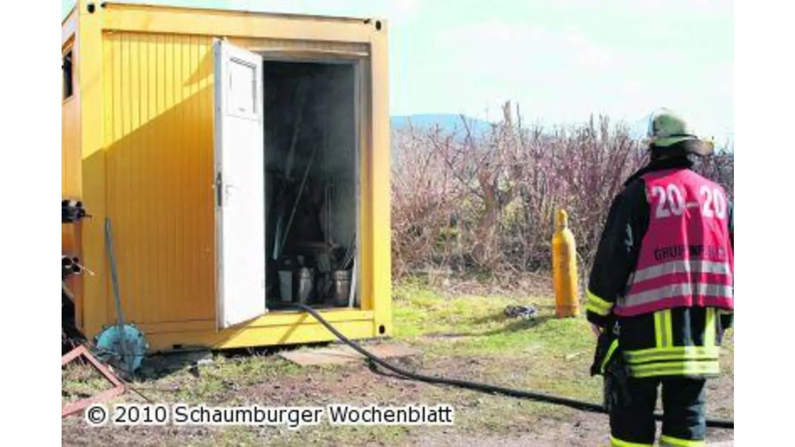 Brand bei Wernicke (Foto: ih)