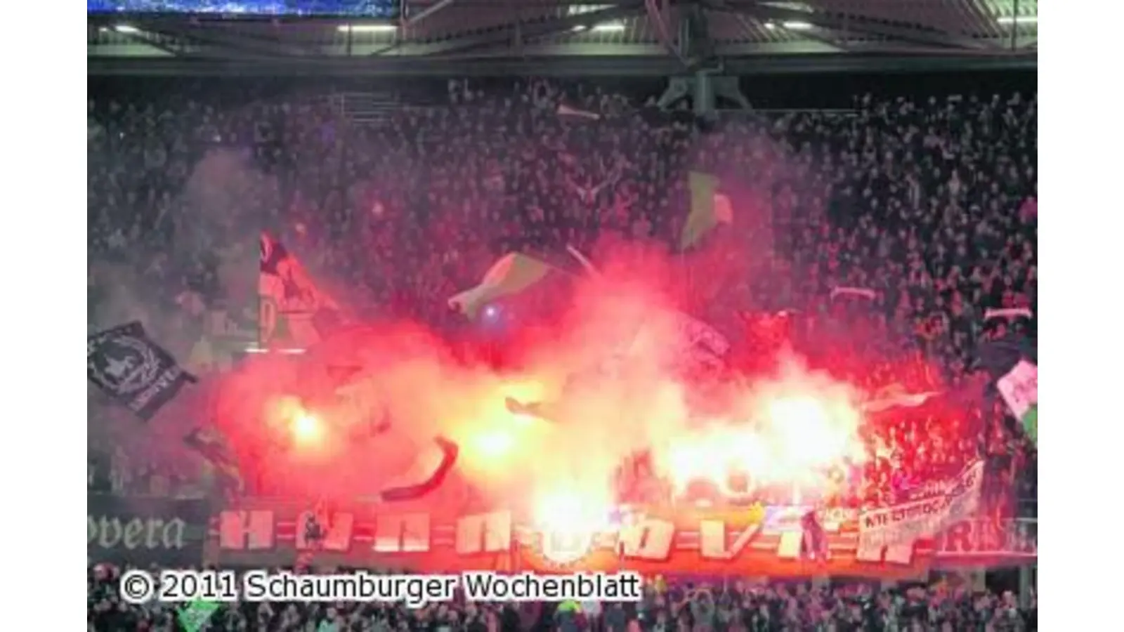 Teures Feuerwerk für 96-Fan (Foto: bb)