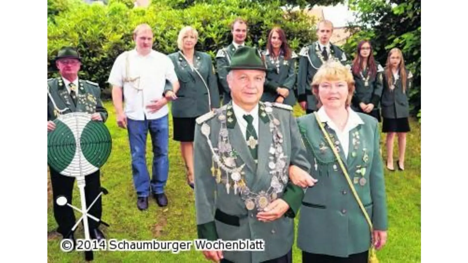 Erst nach viertem Stechen ist Bernd Ostermeier neuer König (Foto: km)