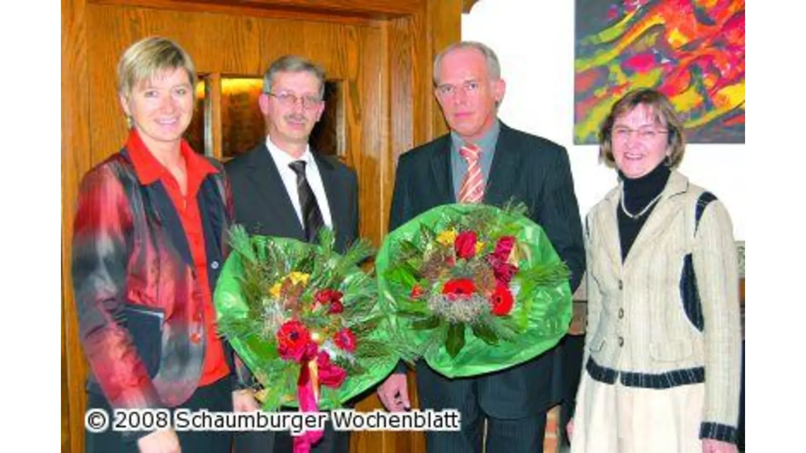 Hohmeyer KG ehrt Holger Schrader und Martin Arnold (Foto: ste)