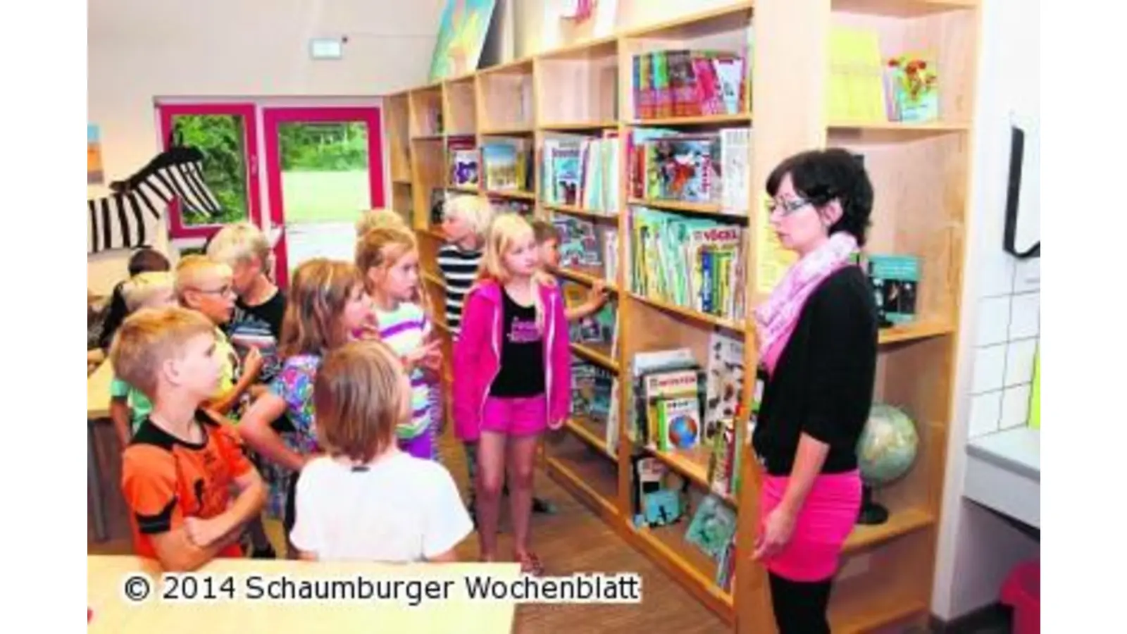 Eine liebevolle Leseinsel für Schüler (Foto: tau)