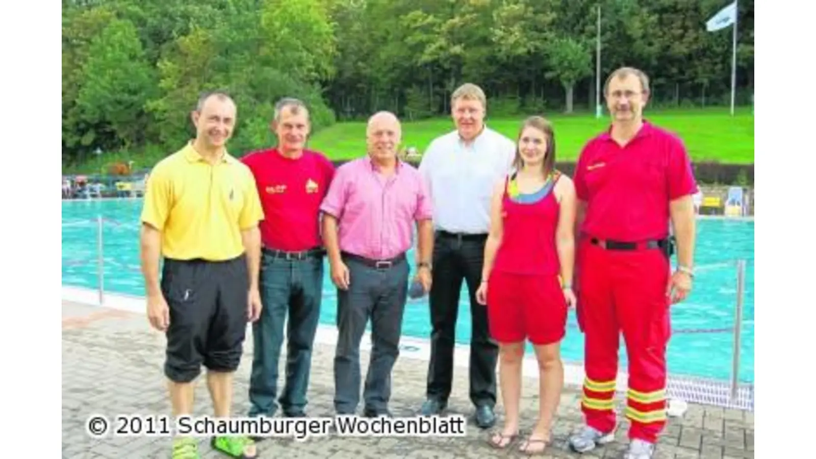 Abschwimmen bei blauem Himmel und Sonnenschein (Foto: red)