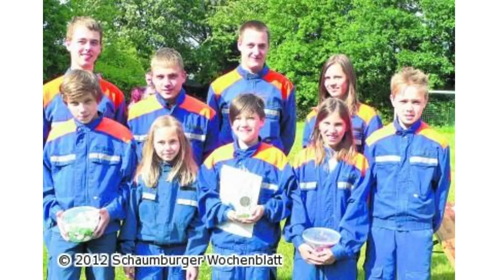 Geschick mit Strahlrohr und Fangleine (Foto: al)