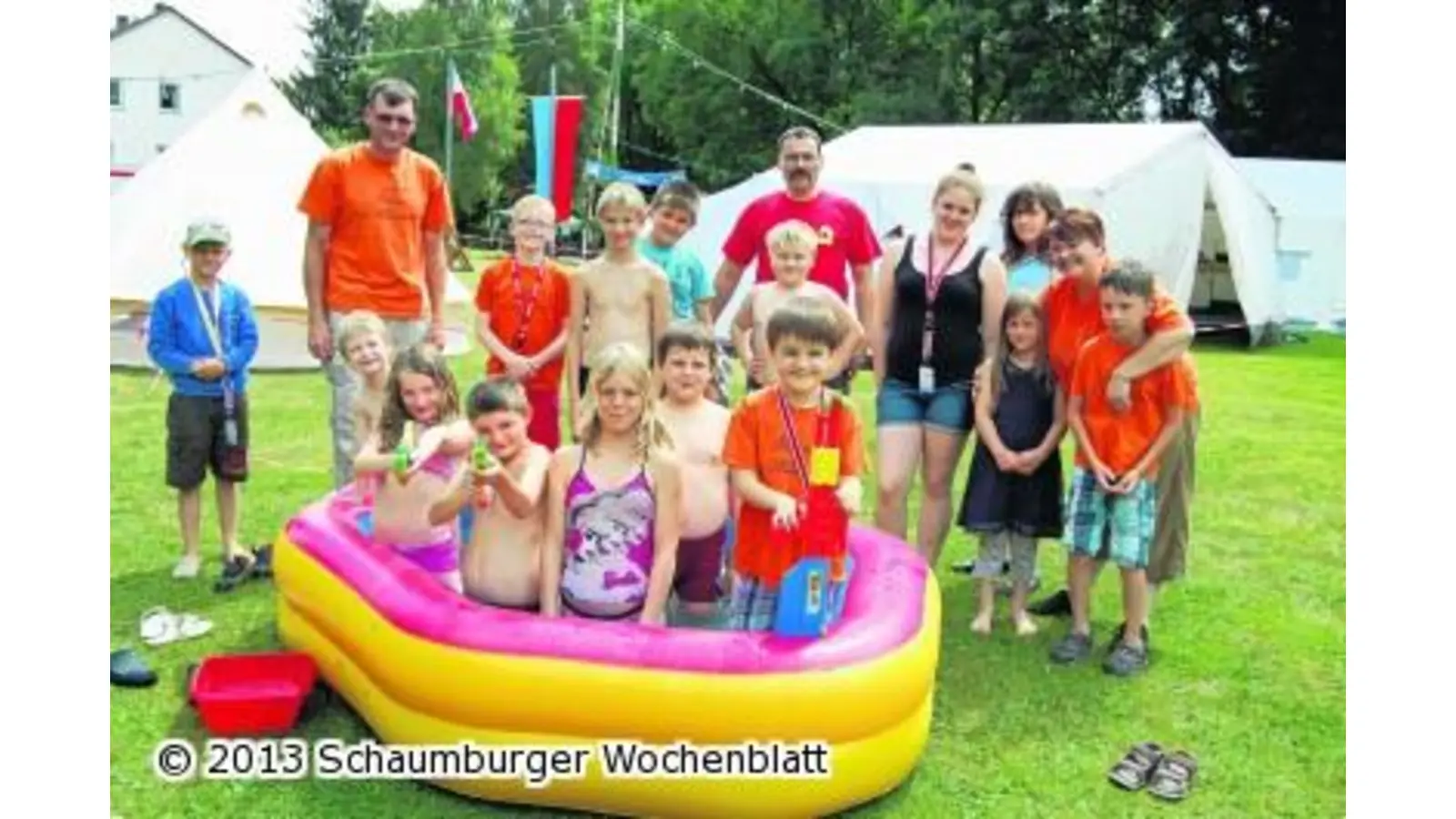 Großer Spaß für alle beim feuchtfröhlichen Zeltlager (Foto: ste)