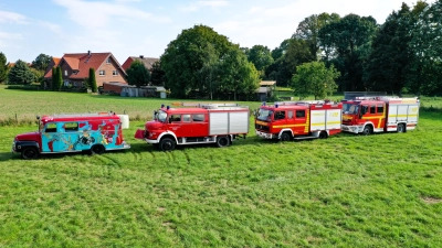 Zum Tag der offenen Tür stellt die Ortswehr auch historische Fahrzeuge aus.  (Foto: privat)