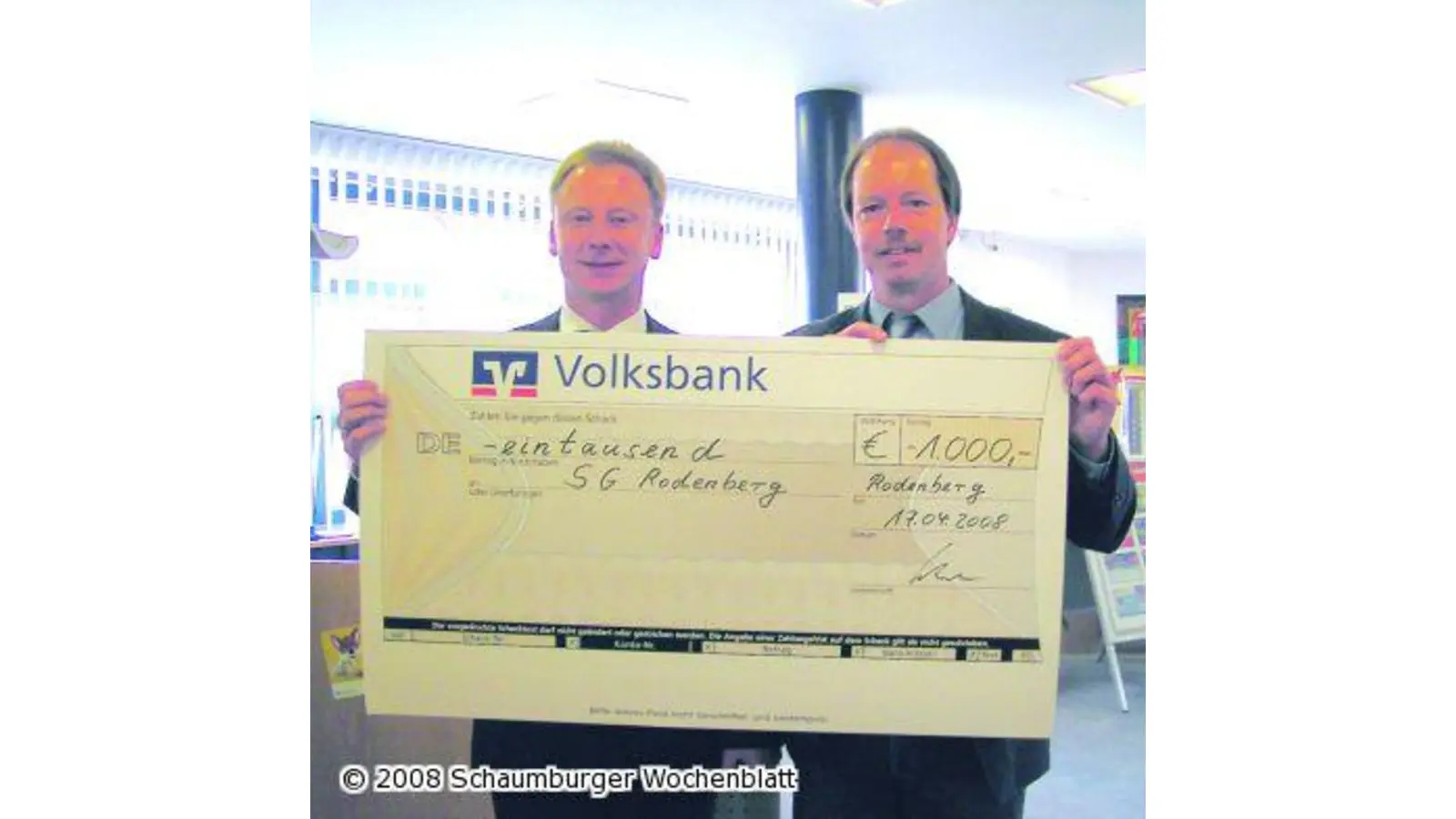 Geld fließt für den Sport (Foto: pd)