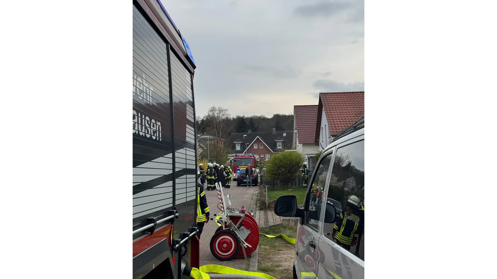 Großes Aufgebot in Egestorf. (Foto: privat)