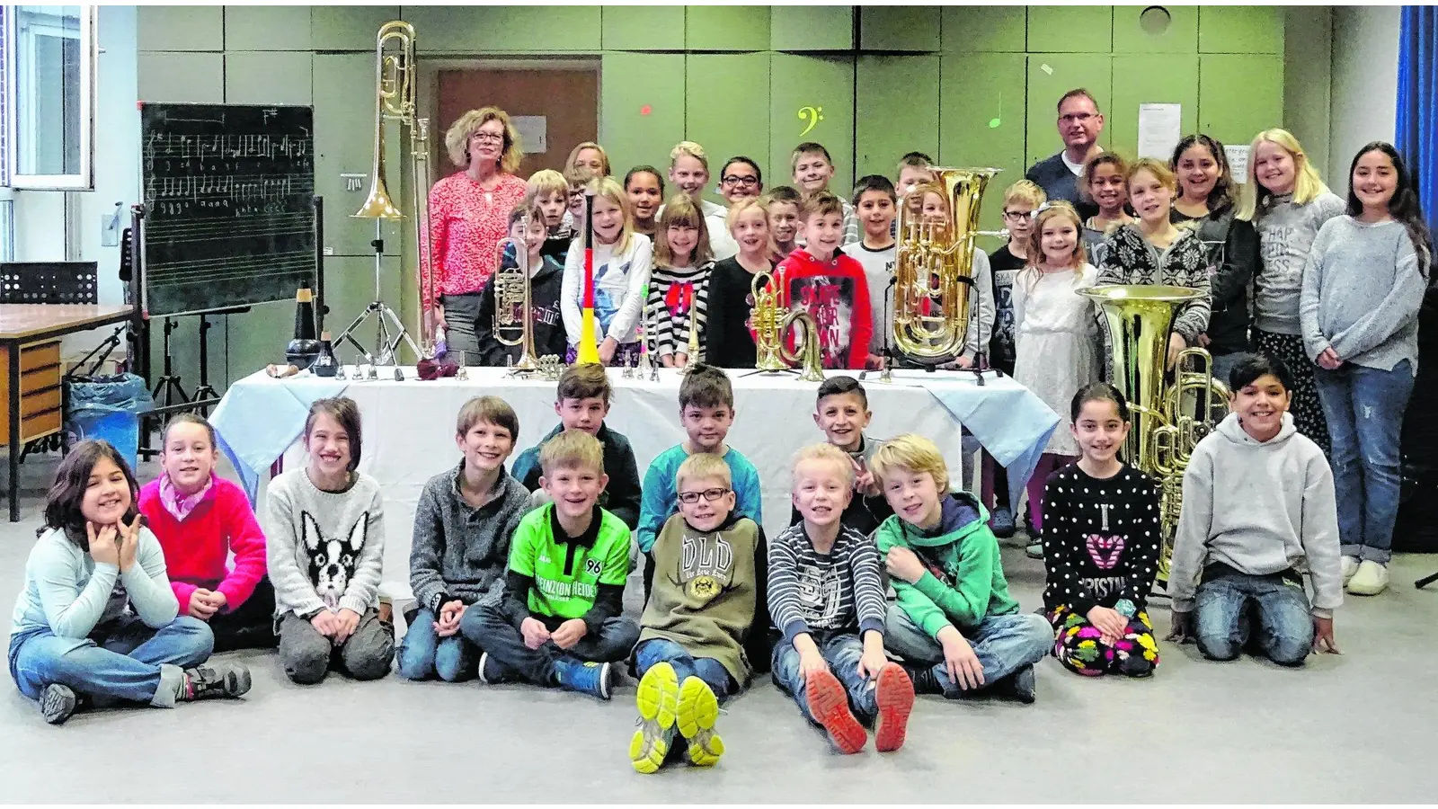 Musikunterricht in der Berlin-Schule einmal anders (Foto: di)