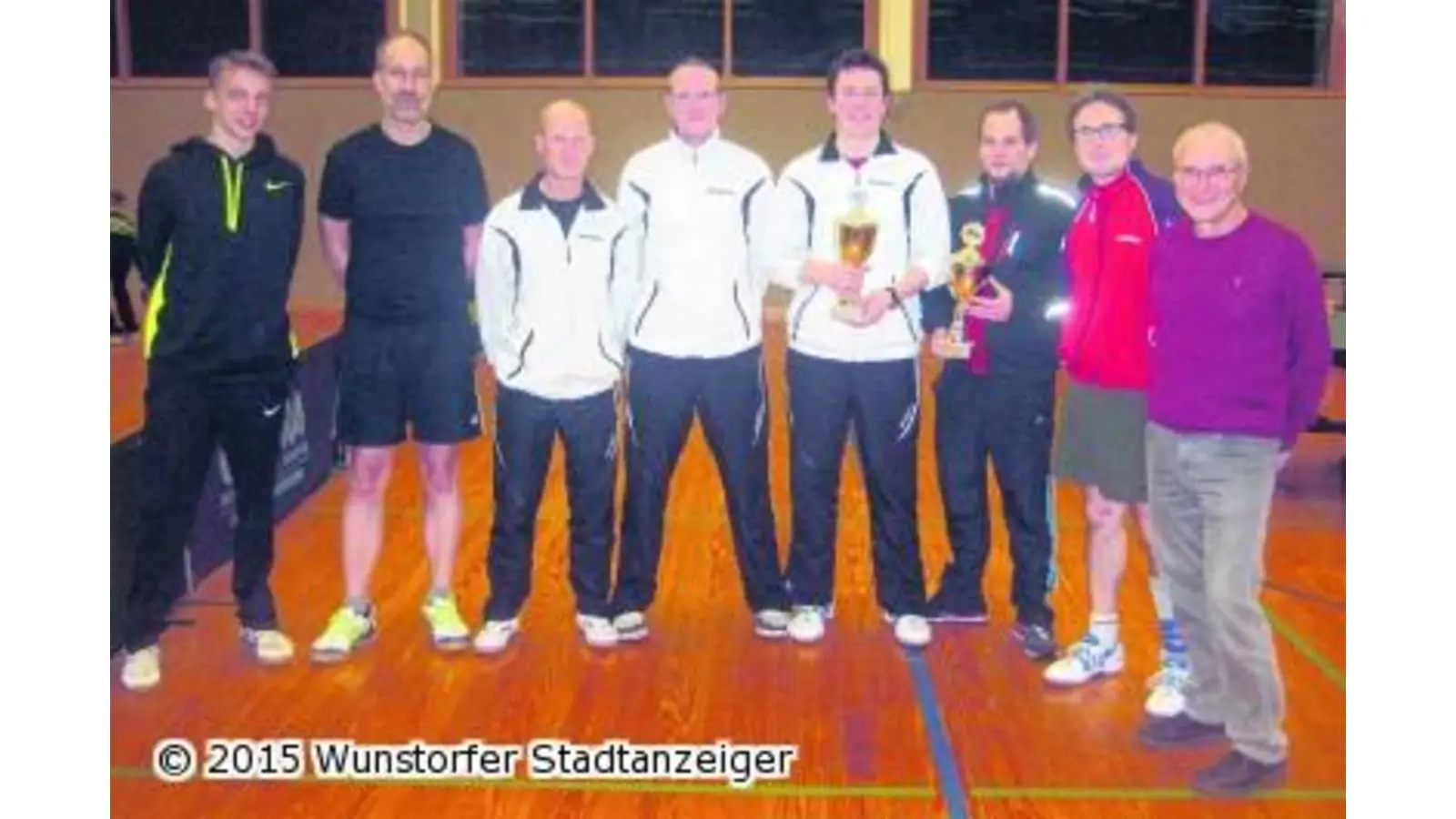Neue Vereinsmeister beim TSV (Foto: ew)