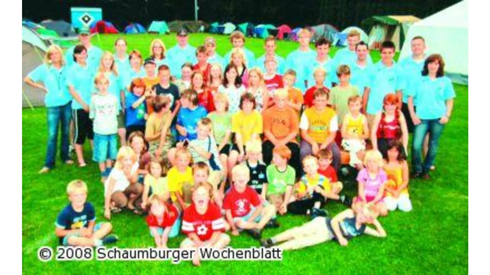 40 Kinder vergnügen sich vier Tage lang im Zeltlager (Foto: wtz)