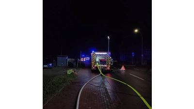 Feuer in Ahnsen. (Foto: privat)