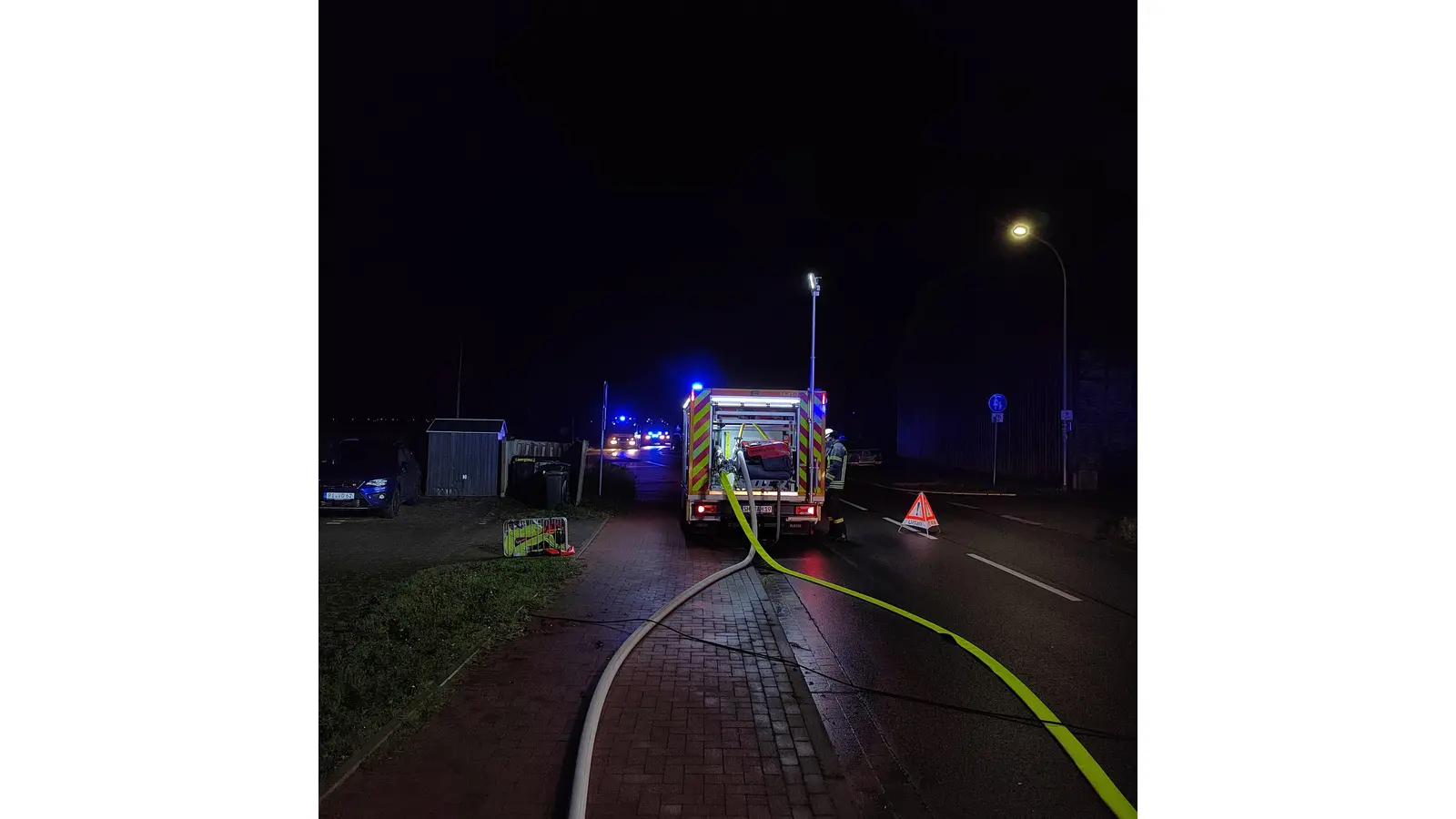 Feuer in Ahnsen. (Foto: privat)