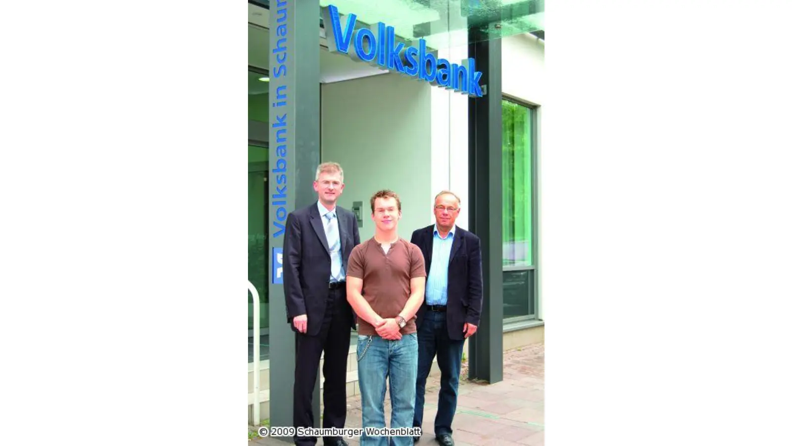 Stipendium für Andre Wilke (Foto: ste)