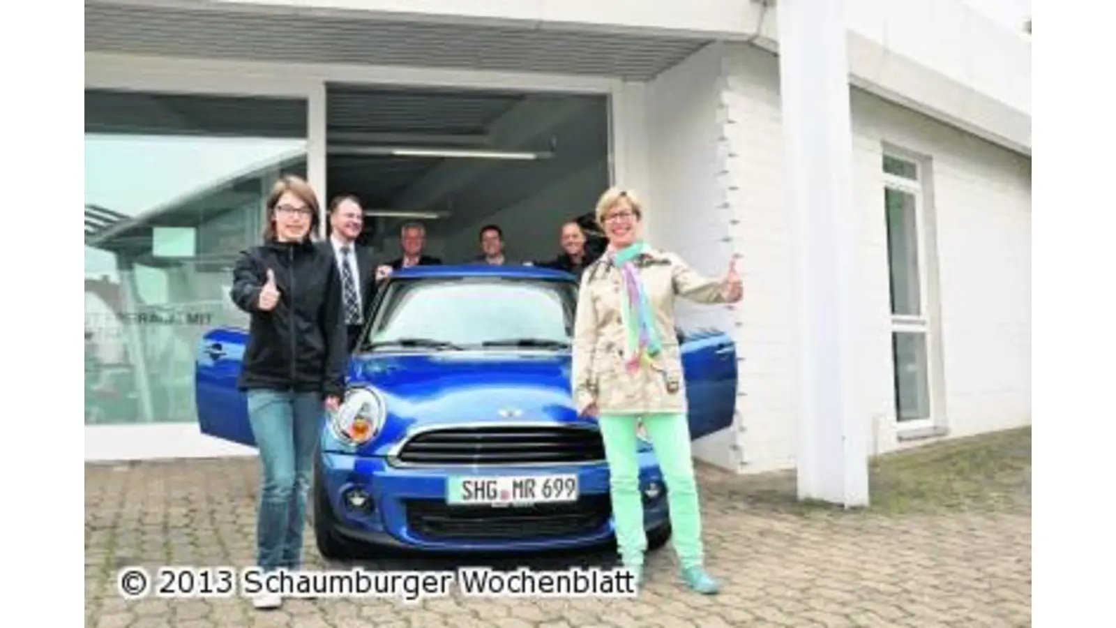 Stapellauf für blauen Flitzer (Foto: nb)