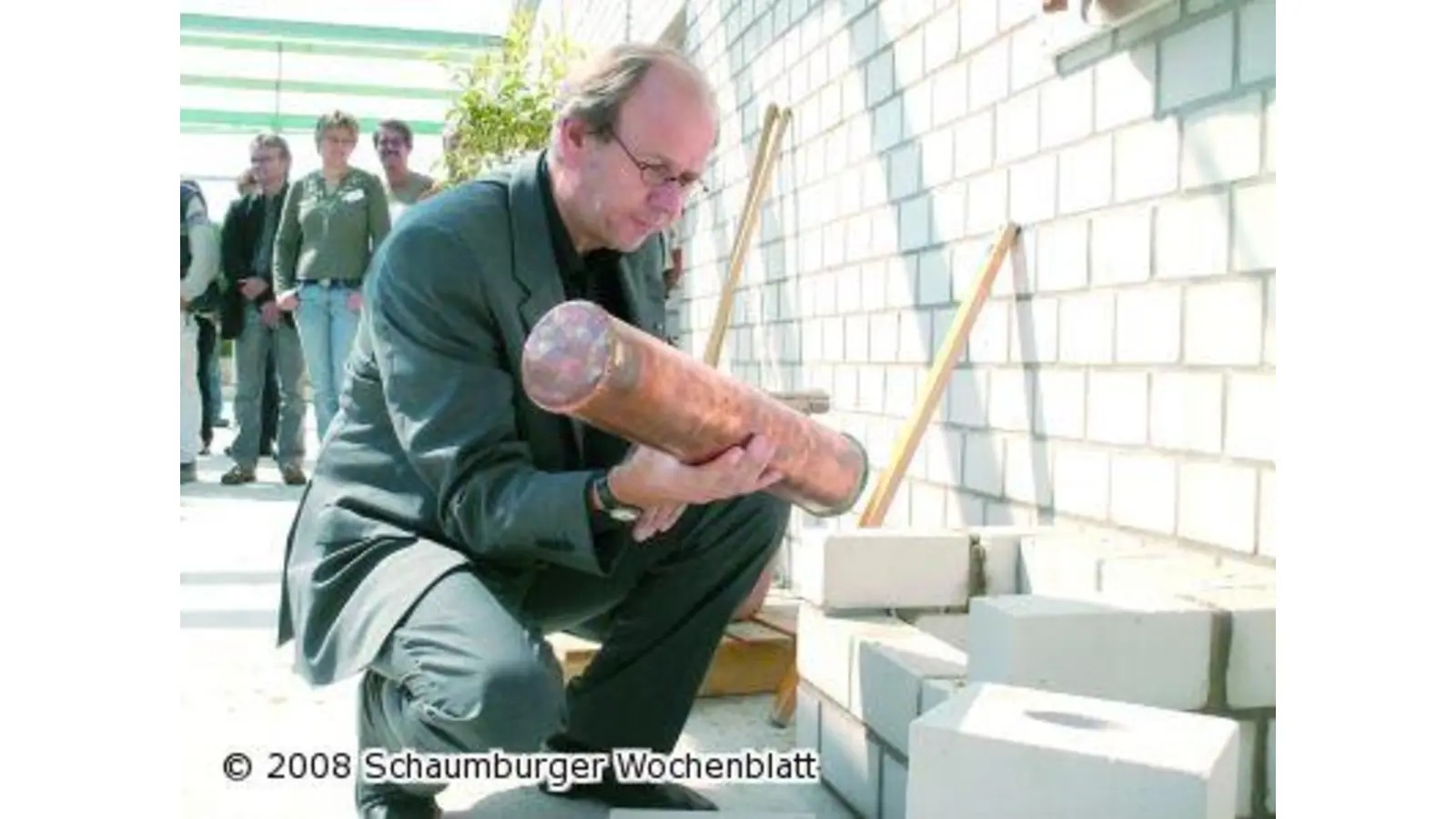 Grundsteinlegung für ein zukunftsweisendes Projekt (Foto: nb)