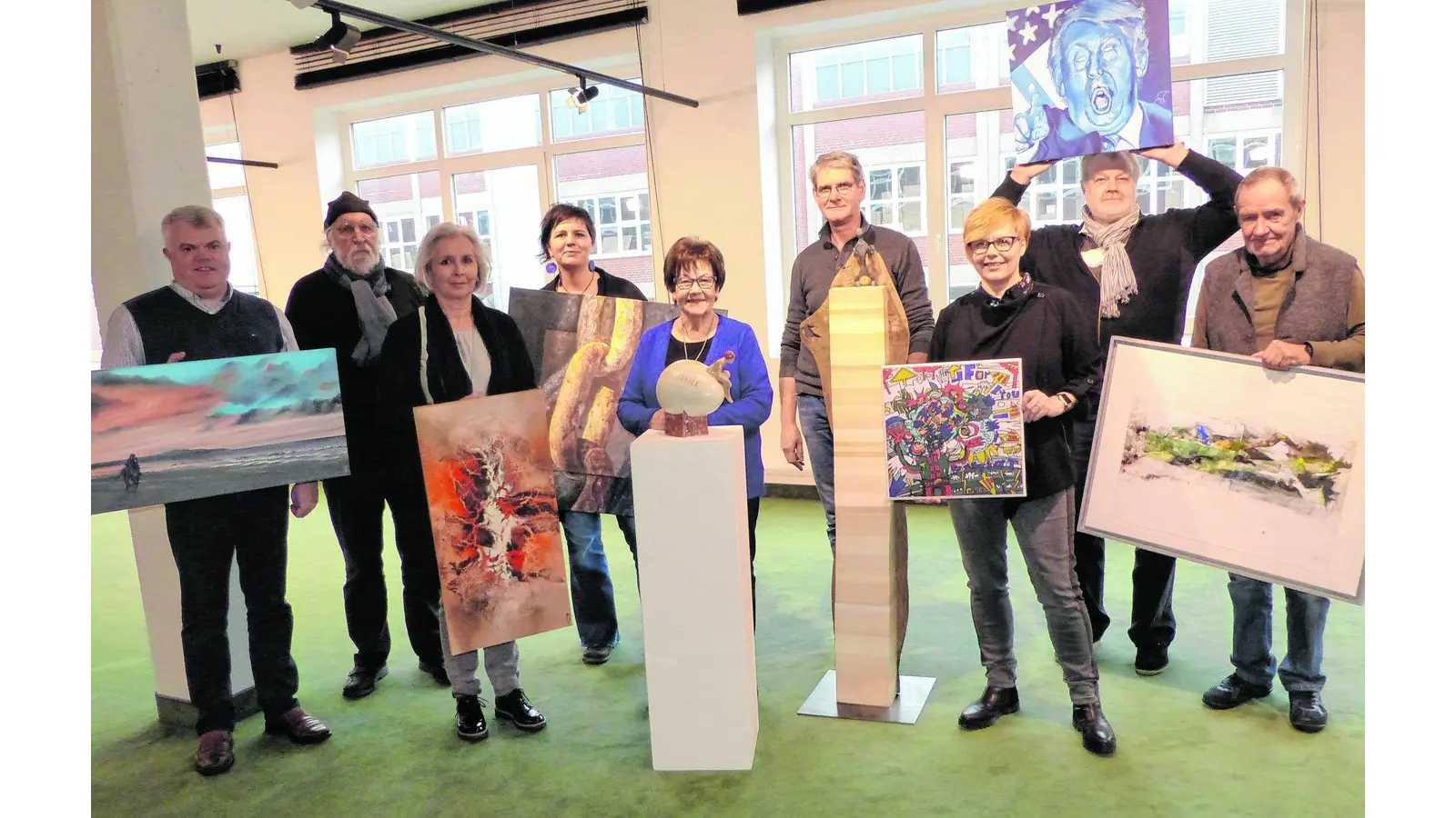 Neue Kunst aus vielen Schichten (Foto: al)