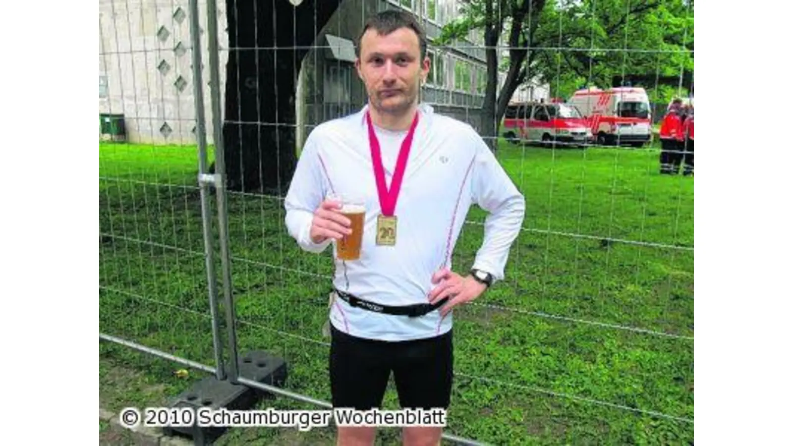 Luhdener Triathlet läuft Marathon (Foto: em)