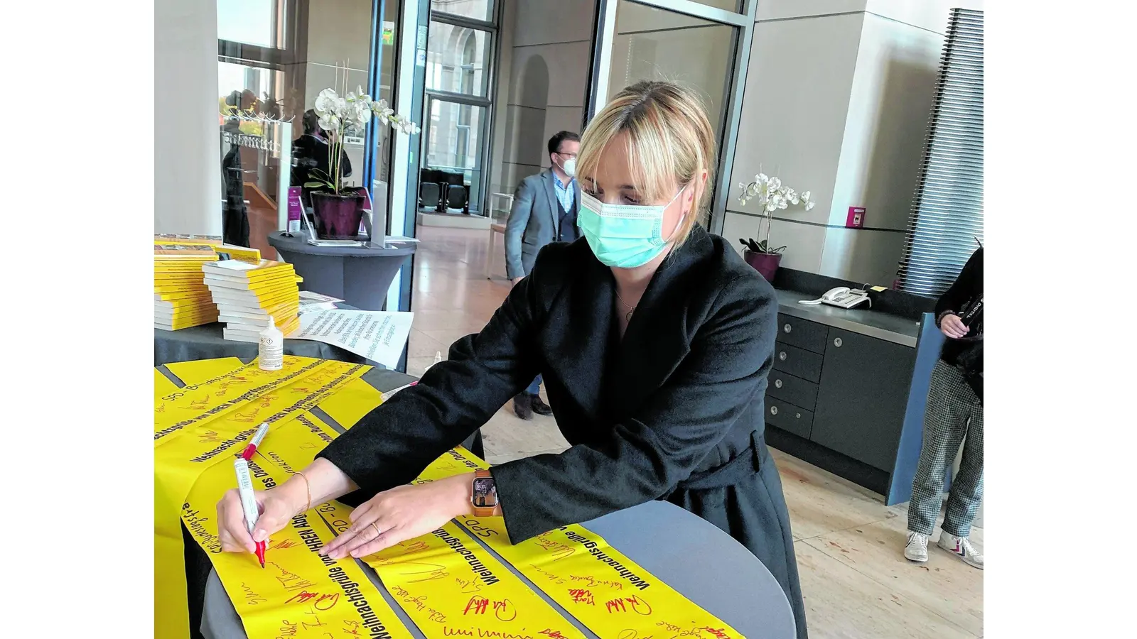 Völlers zeigt Solidarität (Foto: cs)